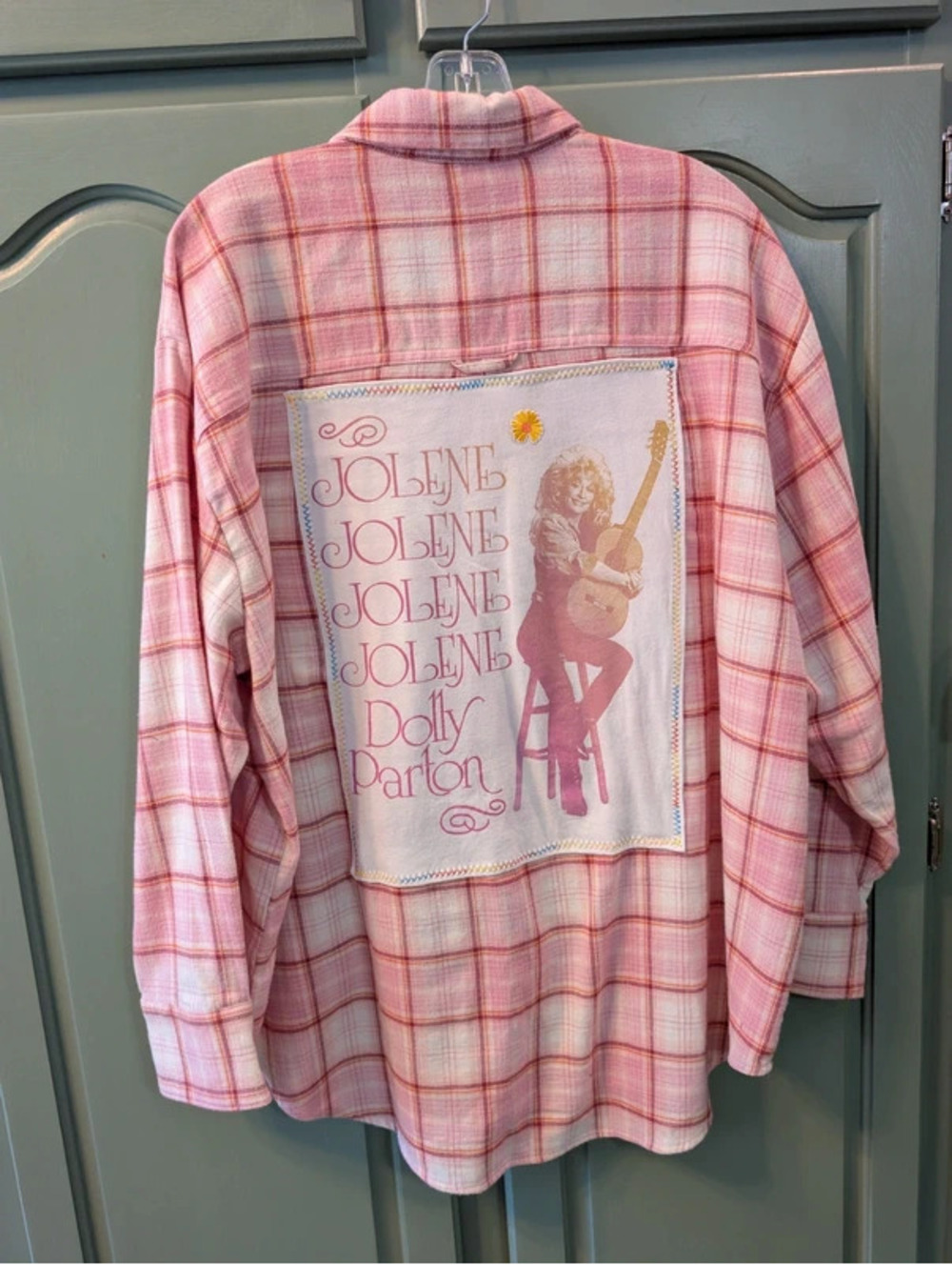 Dolly Parton Jolene Upcycled Shacket One of a Kind